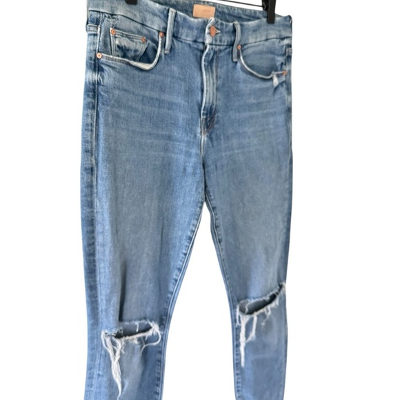 MOTHER The Looker Ankle Fray in Not Cut & Pasted - Picture 4 of 9